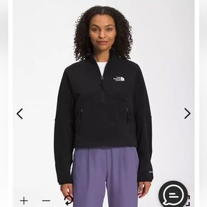 The‎ North Face 1/4 Zip Fleece. Black Size L (963)